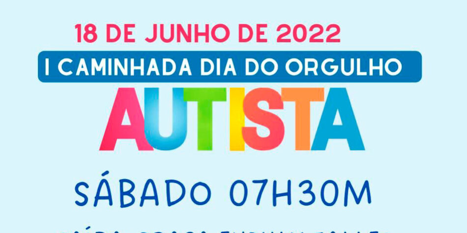 Prefeitura de Jales vai apoiar Caminhada do Dia do Orgulho Autista em 18 de junho